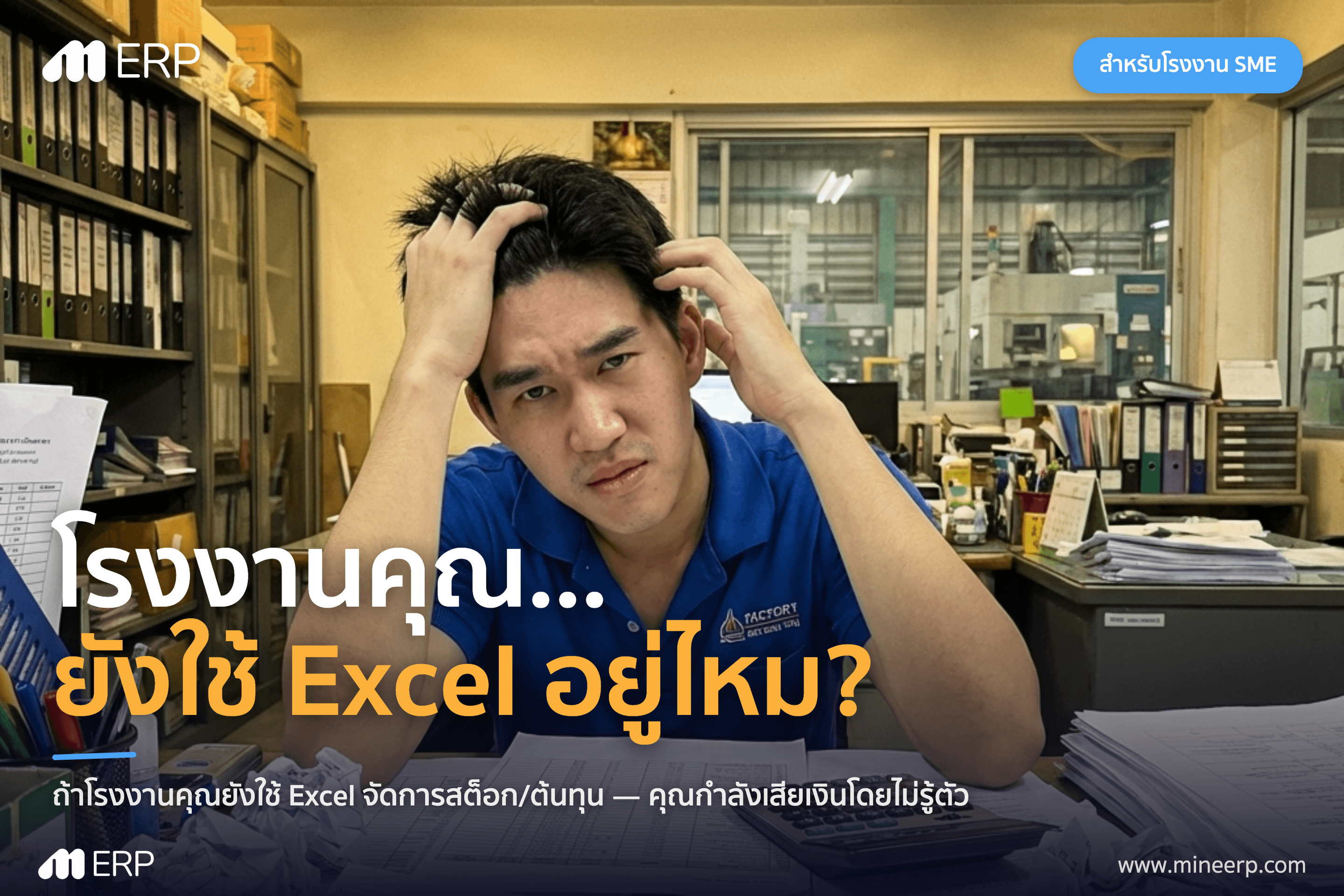 โรงงานคุณยังใช้ Excel อยู่ไหม? ระวังเสียเงินไม่รู้ตัว!